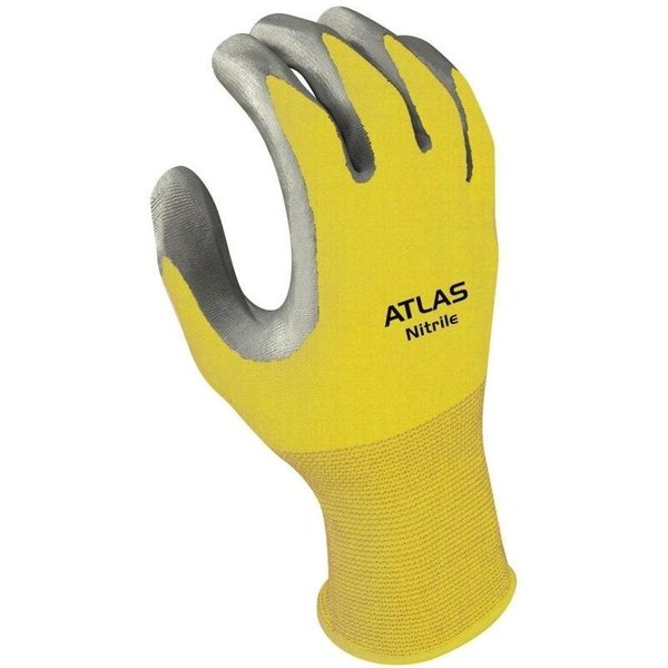 Showa Atlas Ergonomic Protective Gloves, M, Knit Wrist Cuff 3704CM-07.RT